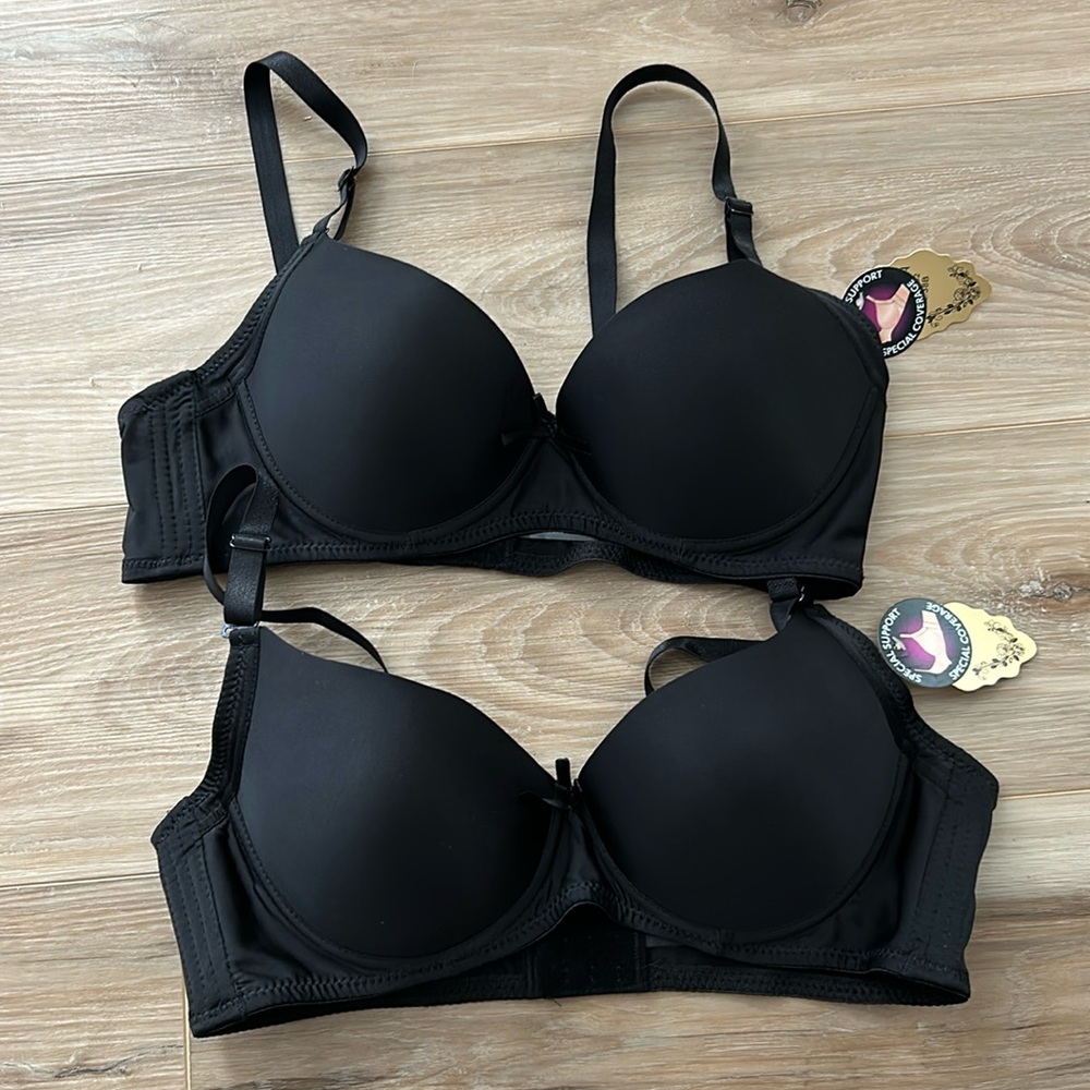 NWT Romabra, special support, special coverage bras 38 B, set of 2